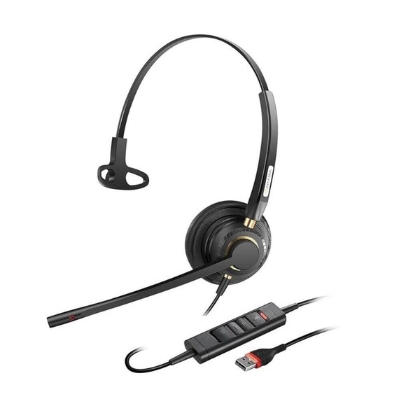 🔥HP🔥Arama A800 Noise Cancelling & Audio Controls Call Center USB Wired Headset - Picture 4 of 13
